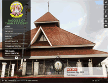 Tablet Screenshot of dioceseofthamarassery.org